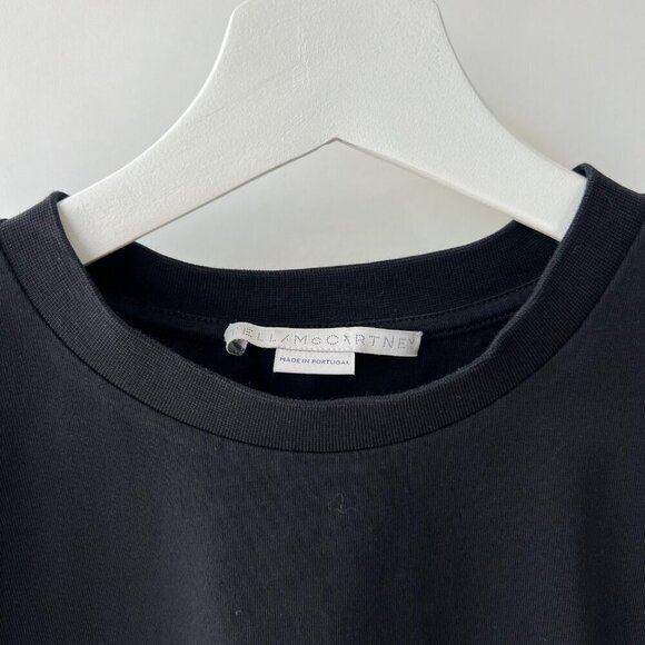 Stella McCartney 2001 Logo print Tshirt, Black, Size 40 J163 - Picture 6 of 11